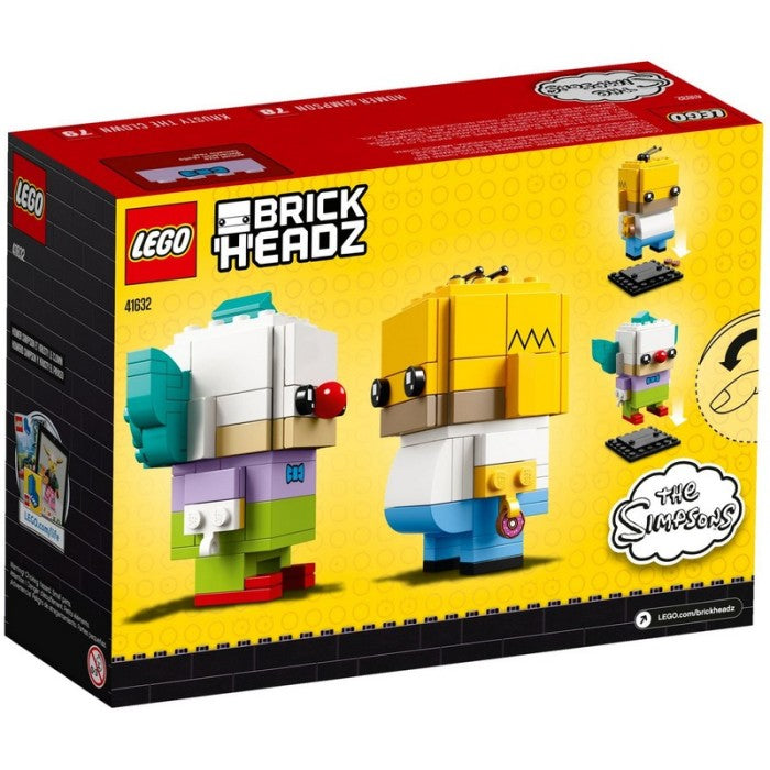 LEGO 41632 - Brickheadz - Homer Simpson & Krusty the Clown
