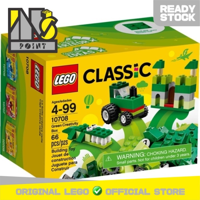 LEGO 10708 - Brick and More - Lego Classic Green Creativity Box