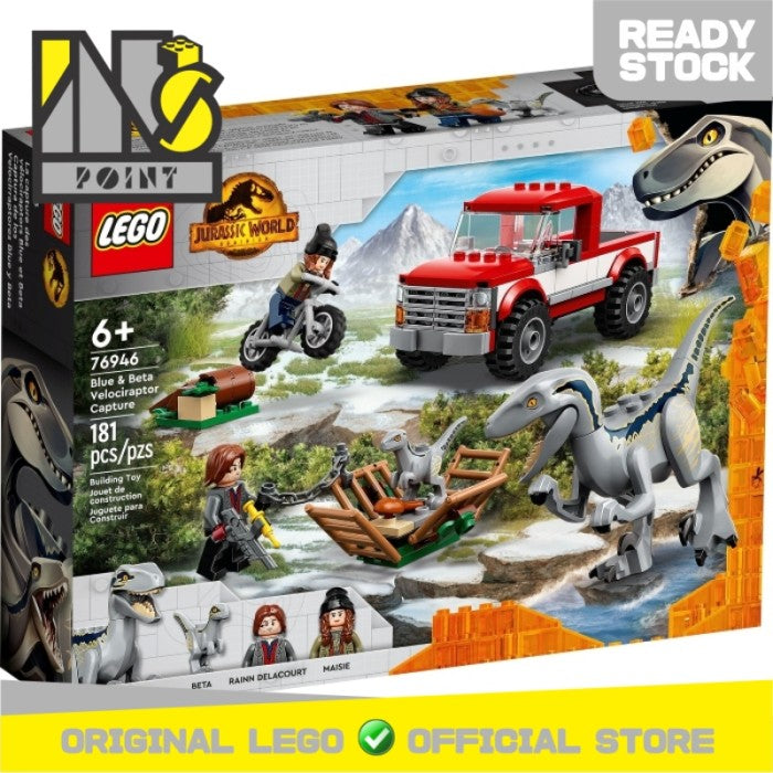 LEGO 76946 - Jurassic World - Blue & Beta Velociraptor Capture