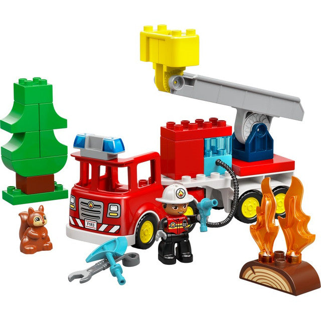 LEGO 10473 - Duplo - Fire Truck with Hose and Firefighter