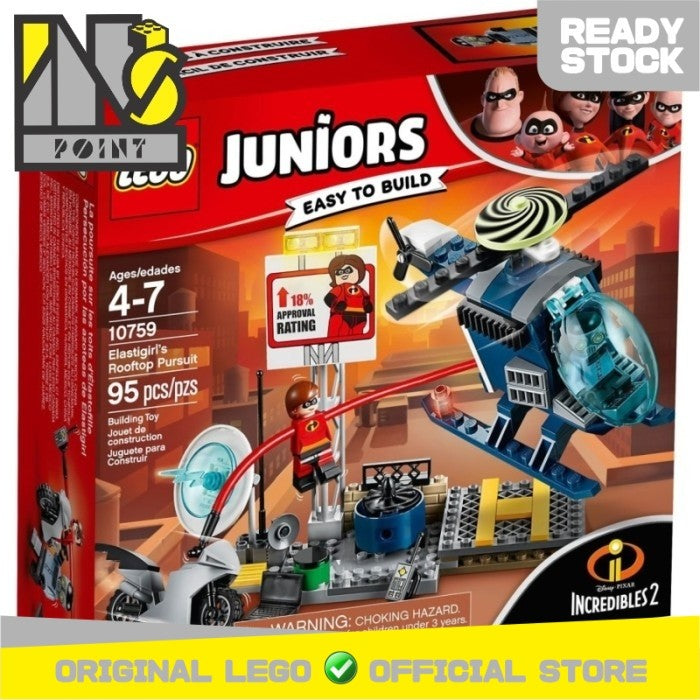 LEGO 10759 - Juniors - Elastigirl's Rooftop Pursuit