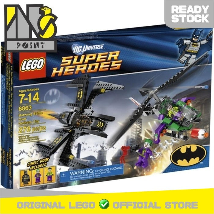 LEGO 6863 - Super Heroes - Batwing Battle Over Gotham City