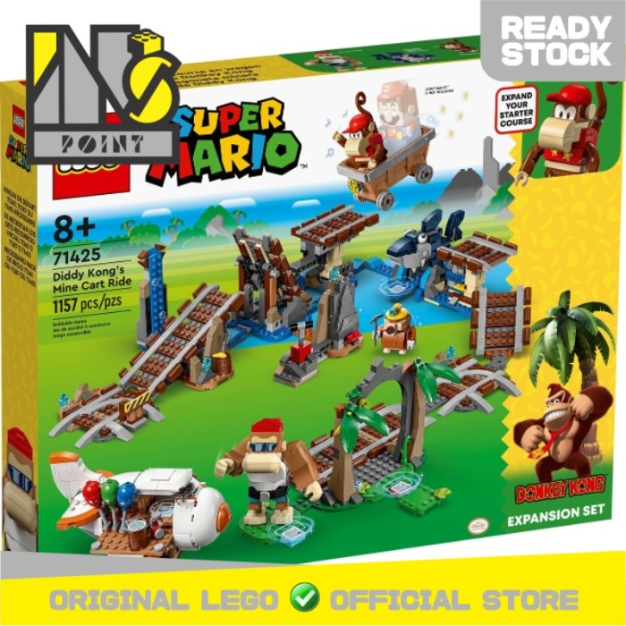 LEGO 71425 - Super Mario - Diddy Kong's Mine Cart Ride - Expansion Set