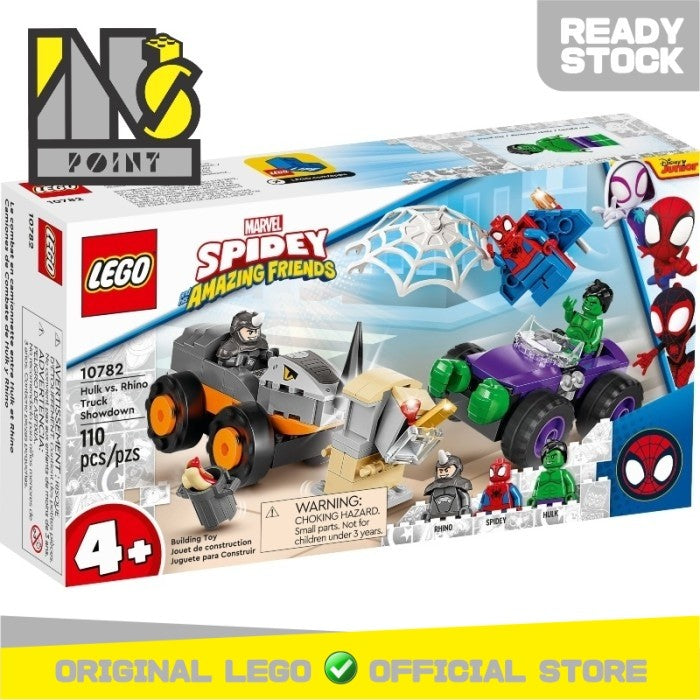 LEGO 10782 - Spidey Amazing Friends - Hulk vs Rhino Truck Showdown