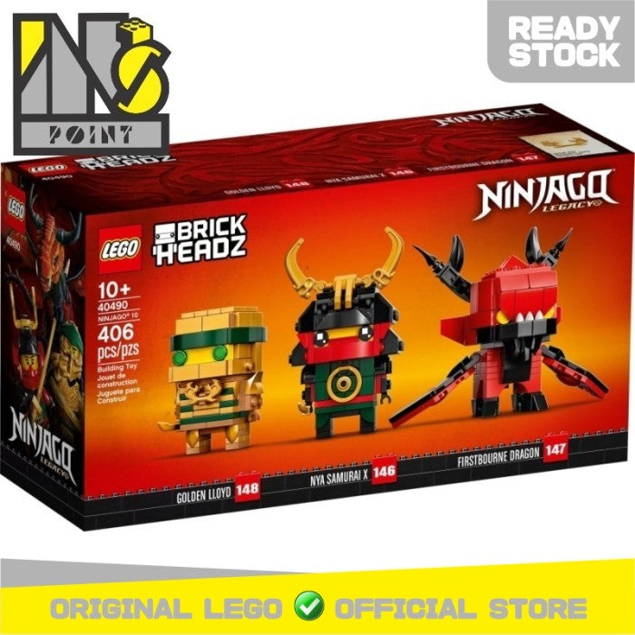 LEGO 40490 - Brickheadz - Ninjago 10th Anniversary BrickHeadz