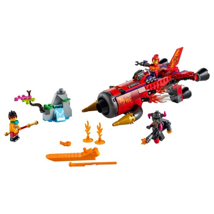LEGO 80019 - Monkie Kid - Red Sons Inferno Jet