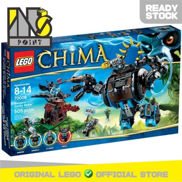 LEGO 70008 - Chima - Gorzan's Gorilla Striker
