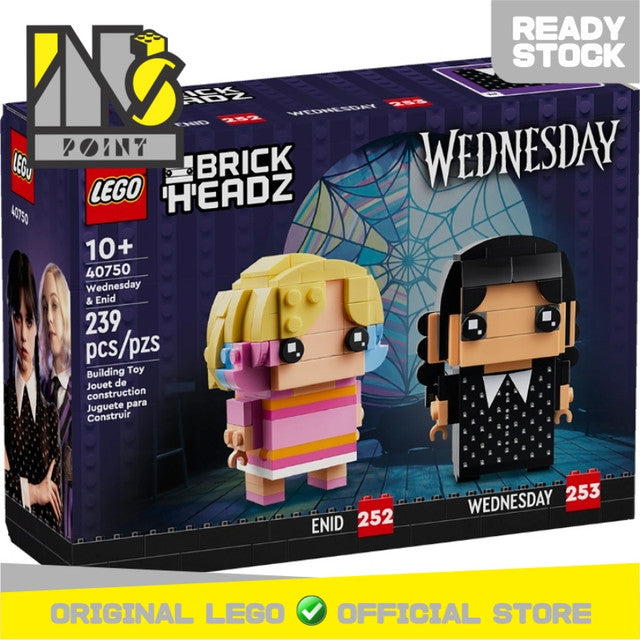 LEGO 40750 - Brickheadz - Wednesday & Enid