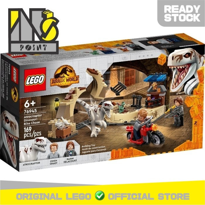 LEGO 76945 - Jurassic World - Atrociraptor Dinosaur: Bike Chase