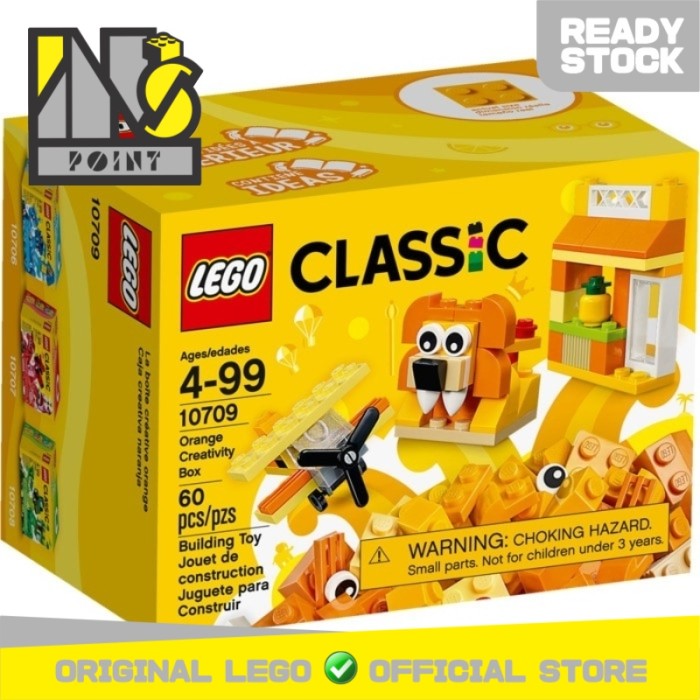 LEGO 10709 - Brick and More - Lego Classic Orange Creativity Box
