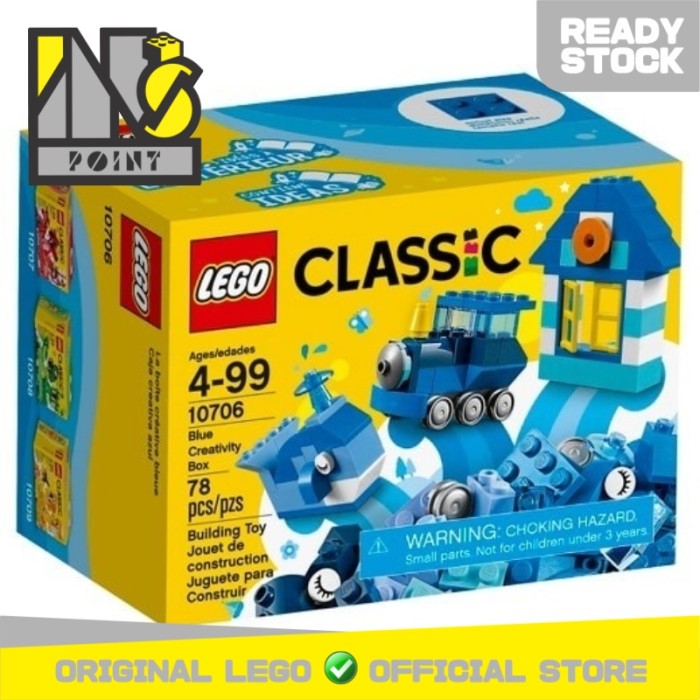 LEGO 10706 - Brick and More - Lego Classic Blue Creativity Box