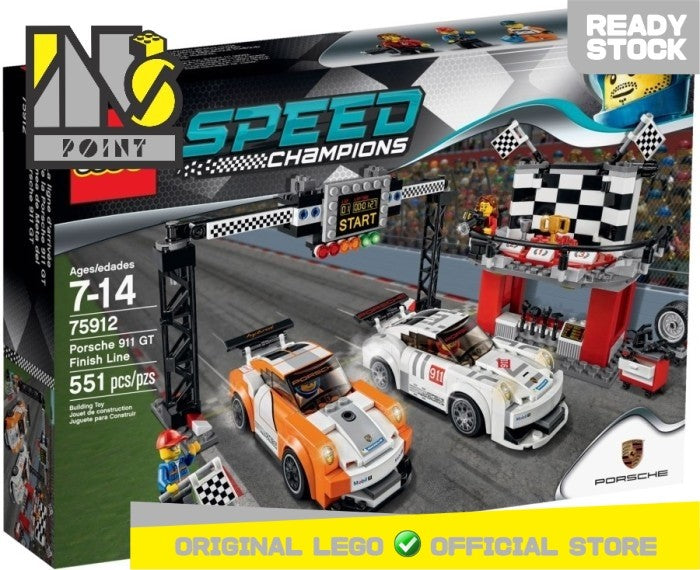 LEGO 75912 - Speed Champions - Porsche 911 GT Finish Line