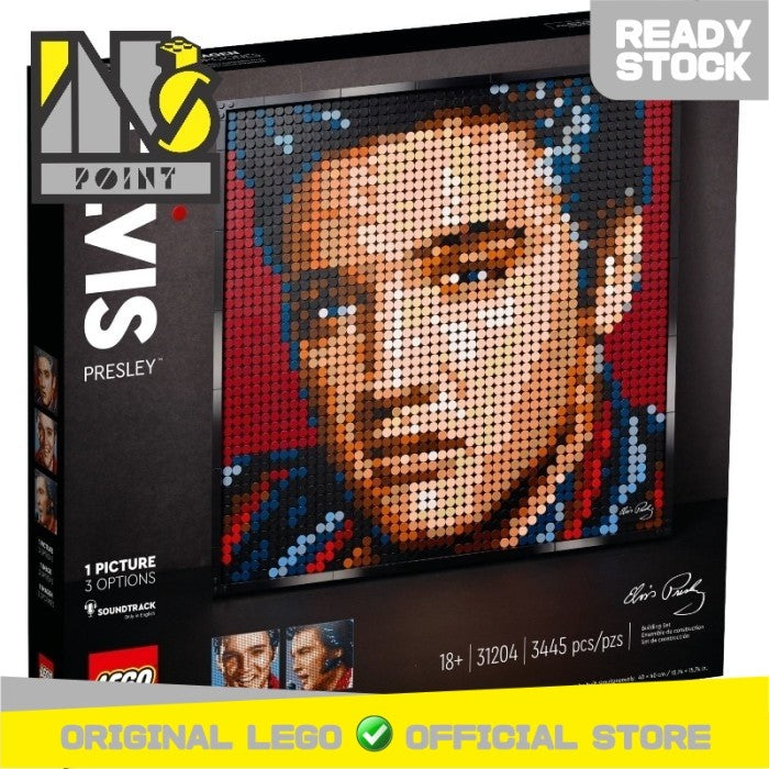 LEGO 31204 Art Mosaic Elvis Presley The King Ins Point