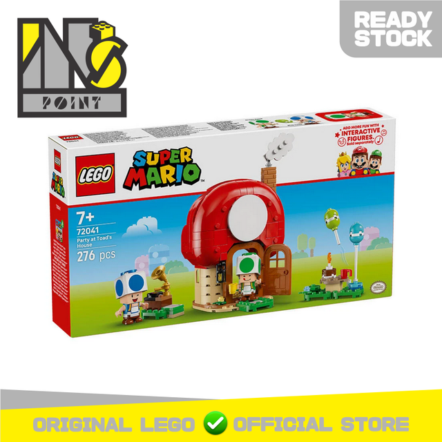 LEGO 72041 - Super Mario -
Party at Toad's House