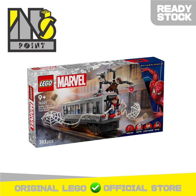 LEGO 76321 - Super Heroes - Spider-Man vs. Doc Ock Subway Train Scene