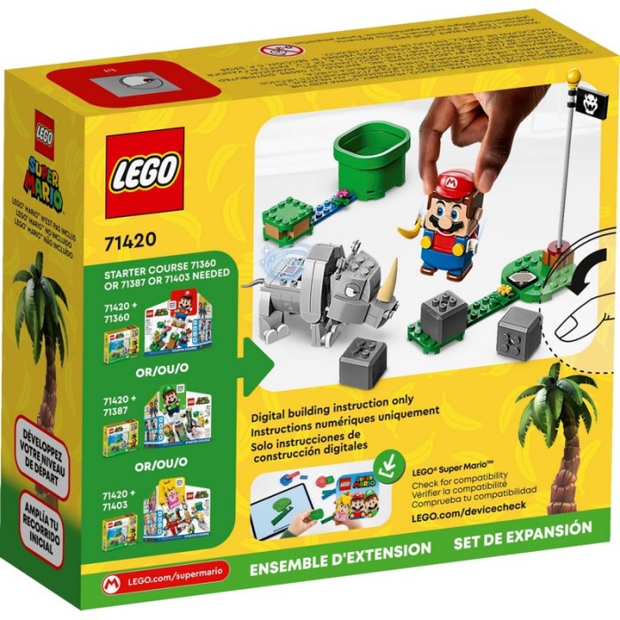 LEGO 71420 - Super Mario - Rambi the Rhino - Expansion Set