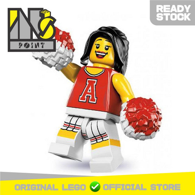 LEGO 8833 - 13 - Minifigure Series 8 Red Cheerleader
