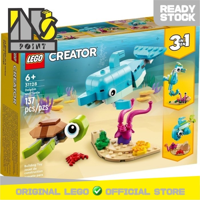 LEGO 31128 - Creator - Dolphin and Turtle