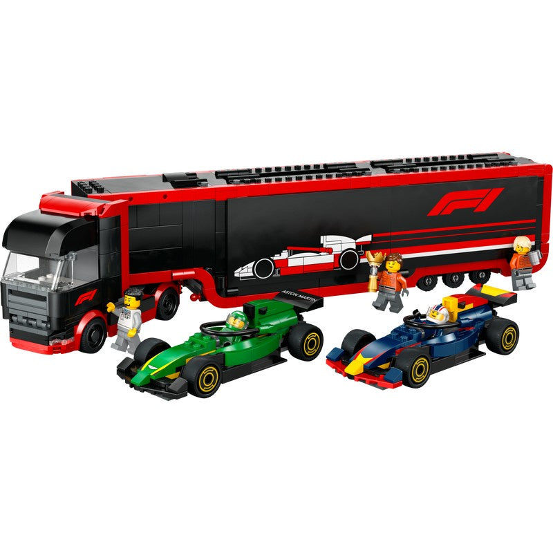 LEGO 60445 - City - F1 Truck with RB20 & AMR24 F1 Cars