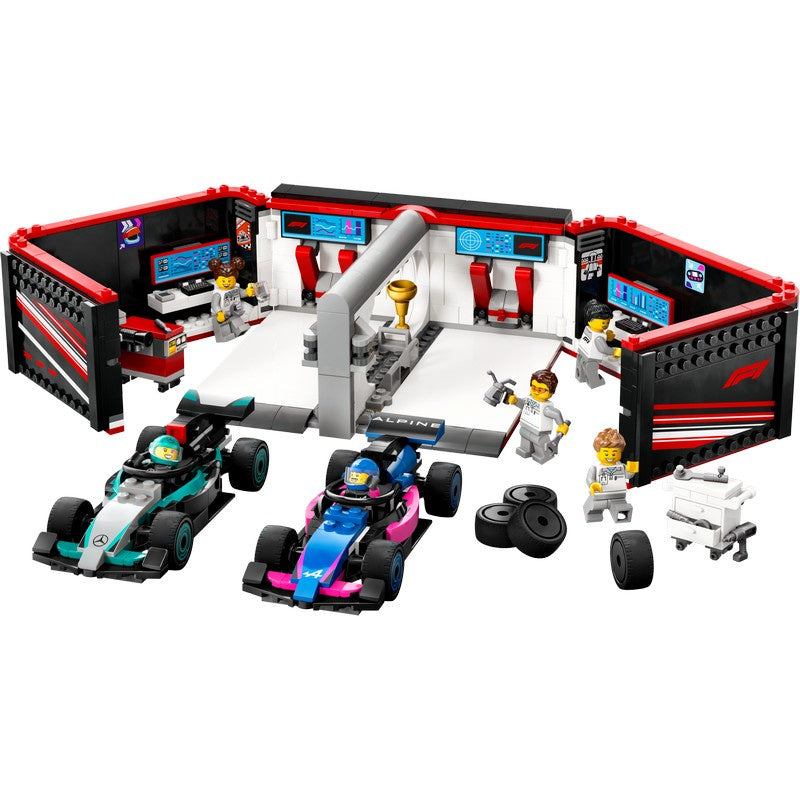 LEGO 60444 - City - F1 Garage & Mercedes-AMG & Alpine Cars
