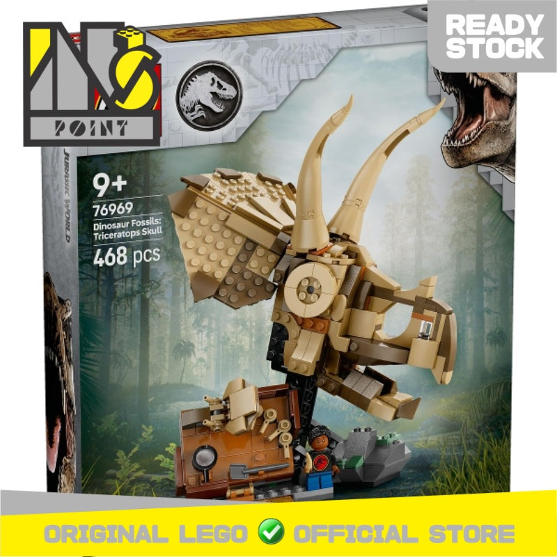 LEGO 76969 - Jurassic World - Dinosaur Fossils: Triceratops Skull
