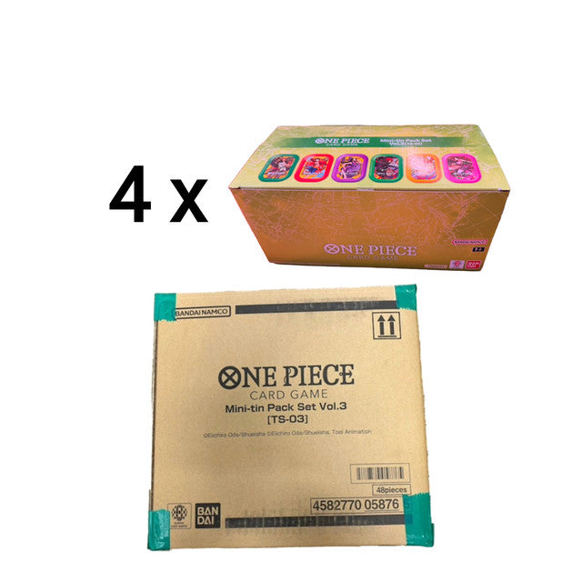 One Piece TCG Japan - Mini Tin Pack Set Vol 3 (TS-03)