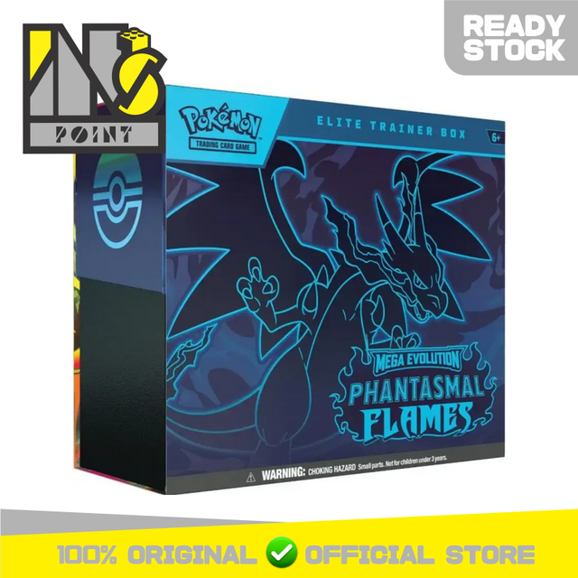 Pokemon TCG English - ME2 Mega Evolution - Phantasmal Flames Elite Trainer Box / ETB