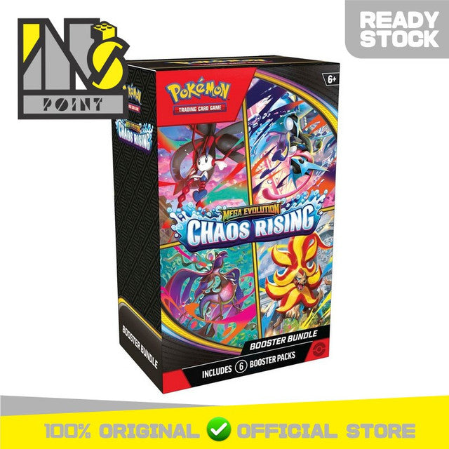 Pokemon TCG English - Pokemon Mega Evolution - Chaos Rising Booster Bundle