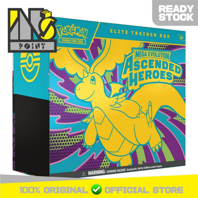 Pokemon TCG ME2.5 Mega Evolution Ascended Heroes Elite Trainer Box ETB
