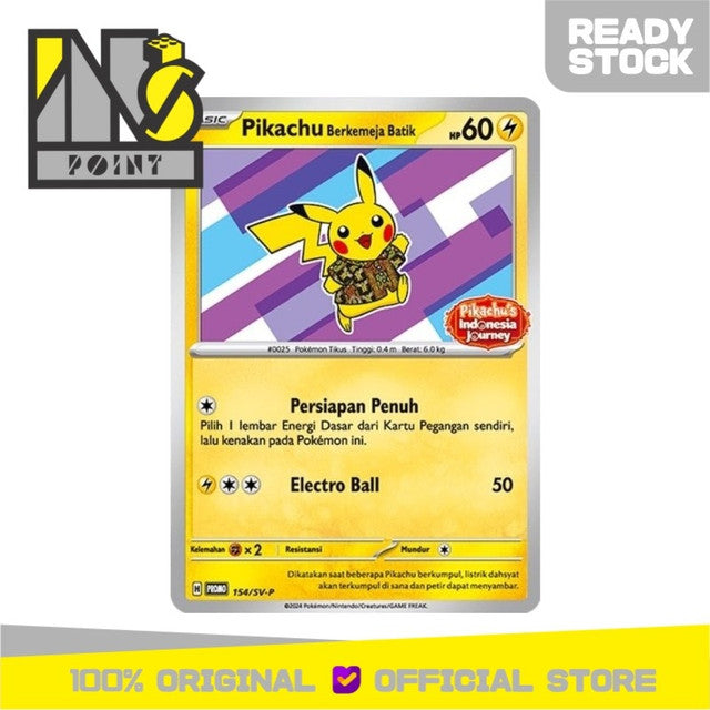 Pokemon TCG Indonesia - Pikachu Berkemeja Batik Xatu