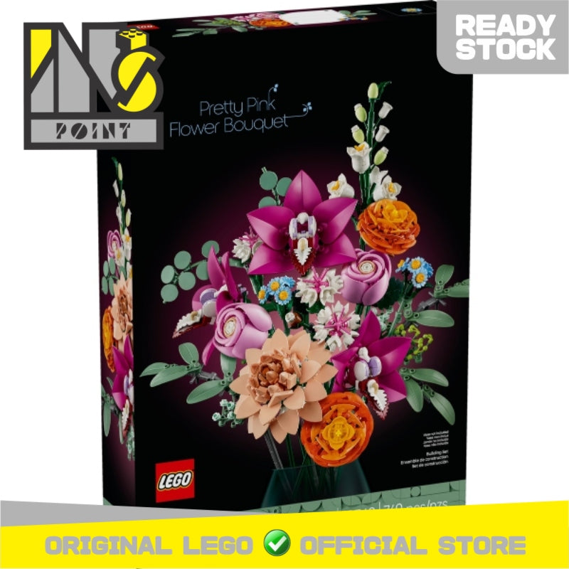 LEGO 10342 - Icons - Pretty Pink Flower Bouquet