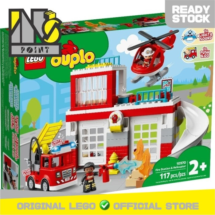 LEGO 10970 - Duplo - Fire Station & Helicopter
