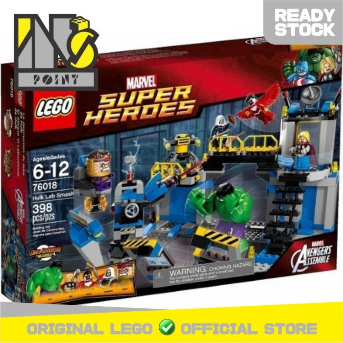 LEGO 76018 - Super Heroes - Avengers: Hulk Lab Smash