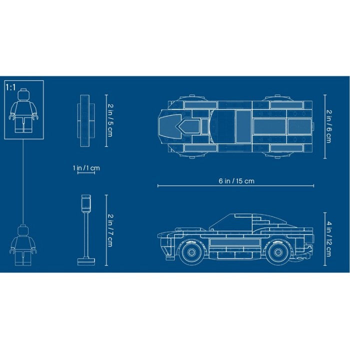 LEGO 75884 - Speed Champions - 1968 Ford Mustang Fastback