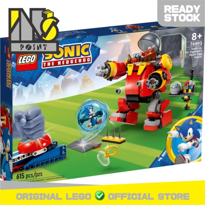 LEGO 76993 Sonic The Hedgehog - Sonic vs. Dr. Eggman's Death Egg Robot