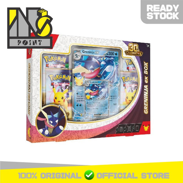Pokemon TCG English - 30th Celebration Greninja ex Box