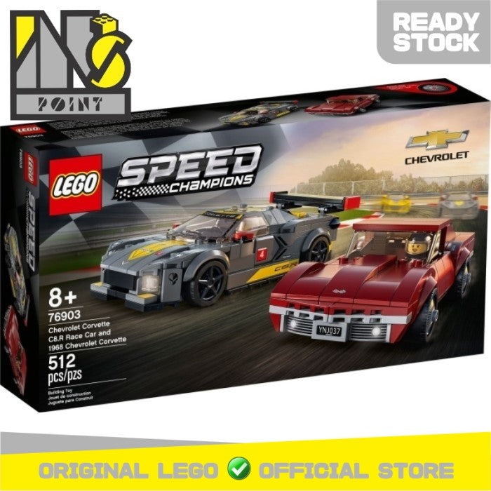 LEGO 76903 - Speed Champions - Chevrolet Corvette C8.R Race Car 1968
