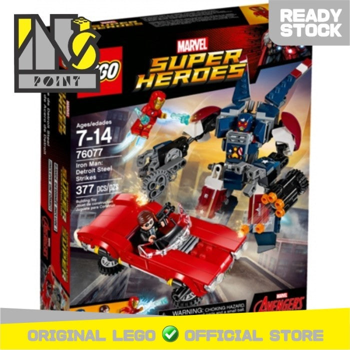 LEGO 76077 - Super Heroes - Iron Man : Detroit Steel Strikes