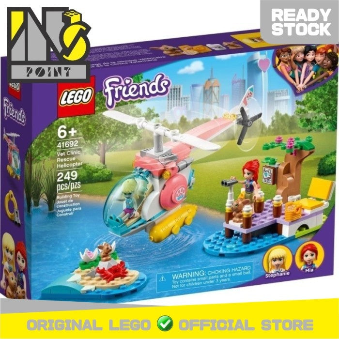 LEGO 41692 - Friends - Vet Clinic Rescue Helicopter