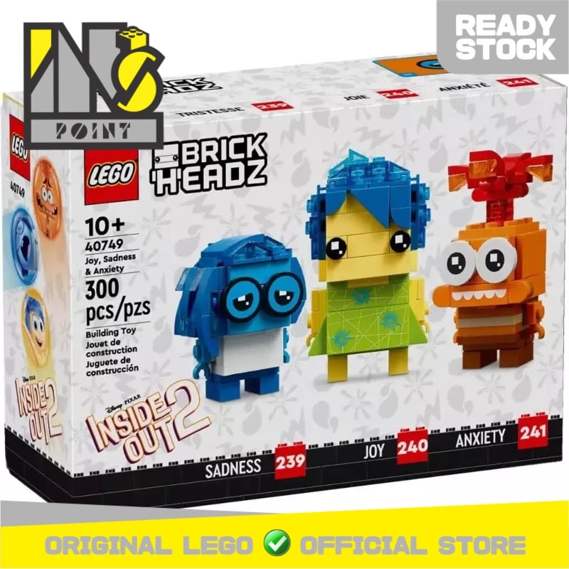 LEGO 40749 - Brickheadz - Joy, Sadness & Anxiety