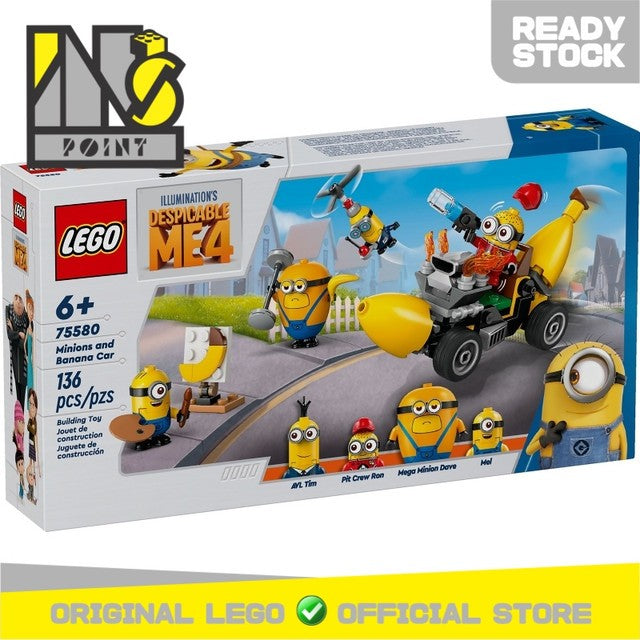 LEGO 75580 - Despicable Me And Minions - Minions and Banana Car