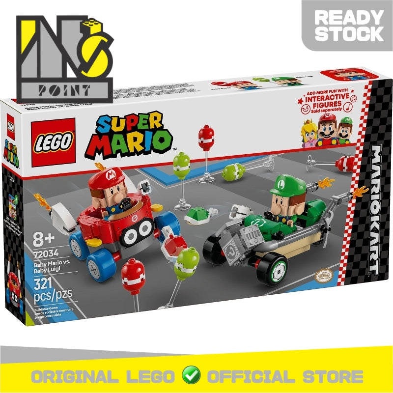 LEGO 72034 - Super Mario - Baby Mario vs. Baby Luigi