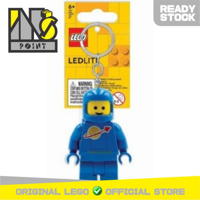 LEGO KE10H - Brick And More - LED Key Light Classic Space Minifigure Key Chain Blue (LEDLITE)