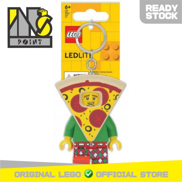 LEGO KE176H - Brick And More - LED Key Light Pizza Costume Guy Key Chain (LEDLITE)