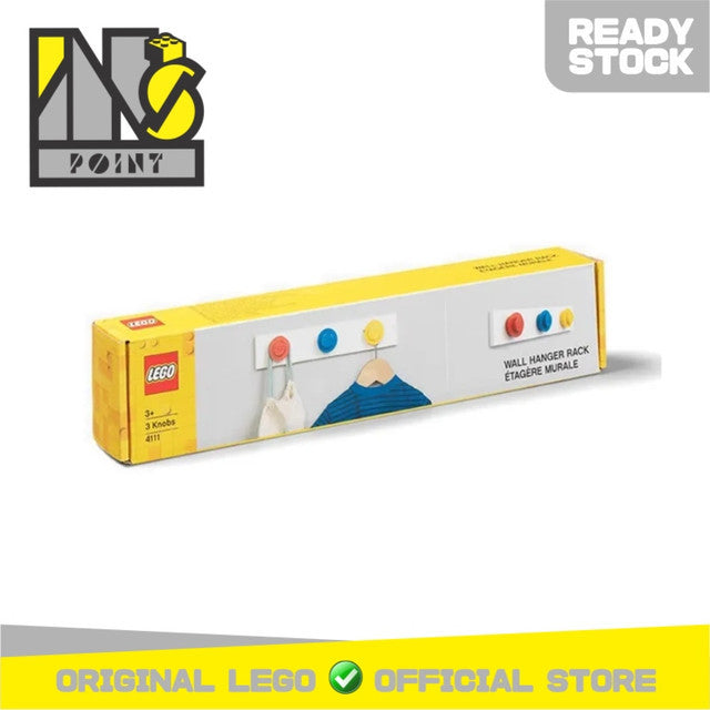 LEGO 41110001 - Brick And More - Wall Hanger Rack Red Blue Yellow