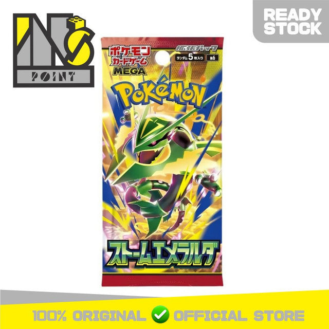 Pokemon TCG Japan - Mega Storm Emeralda Expansion M6 - Booster Pack