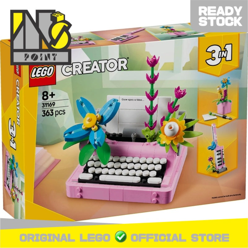 LEGO 31169 - Creator - Typewriter with Flowers