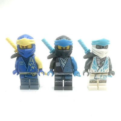 Minifigure Ninjago Core Set Llyoid, Nya, Kai, Cole, Zale, Jay