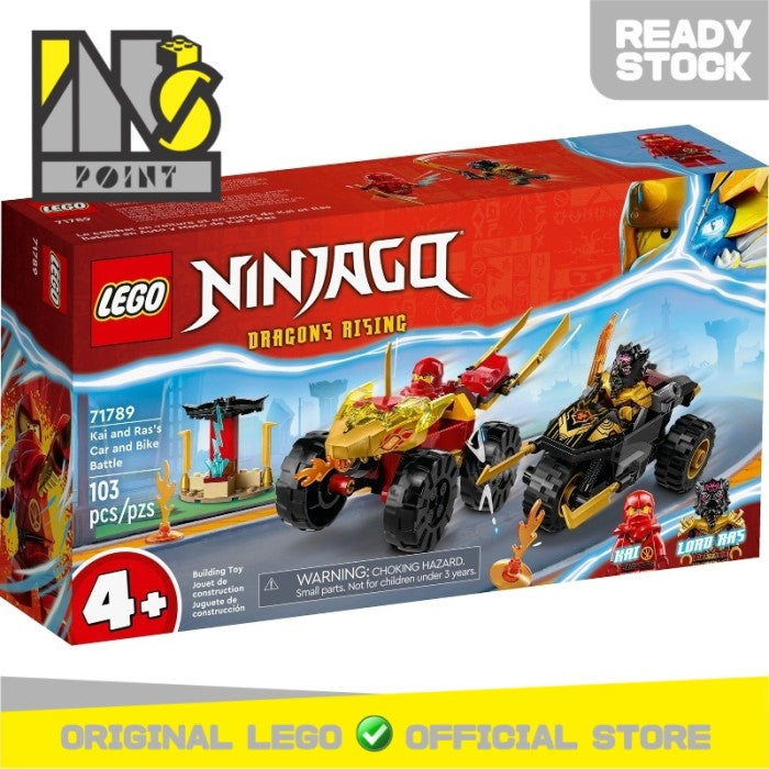 LEGO 71789 - Ninjago - Kai and Ras's Car and Bike Battle