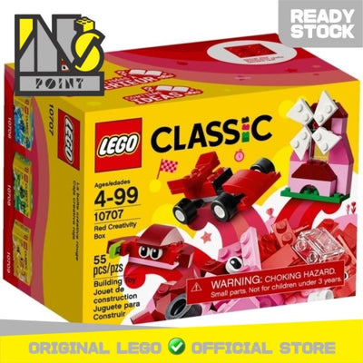 LEGO 10707 - Brick and More - Lego Classic Red Creativity Box